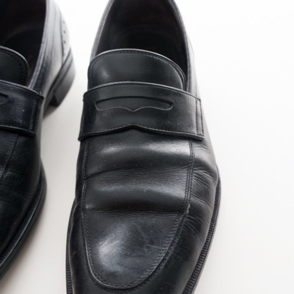 Ermenegildo Zegna Men\'s Loafers Black 8 Leather main image 7